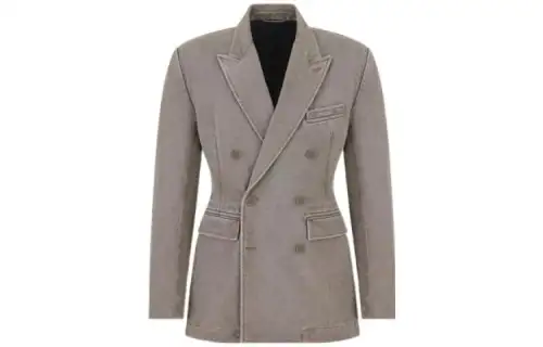DIOR SS23 Business Suit Coat Men's Warm Taupe