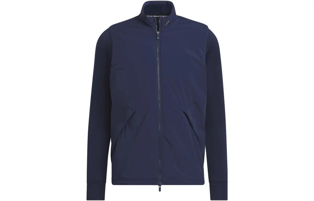 Adidas Ultimate365 Jackets Men's Marine Blue Stand Collar Moderate Other