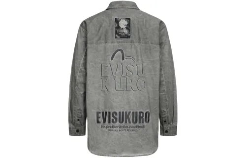 EVISU FW23 Denim Jacket Men's Gray