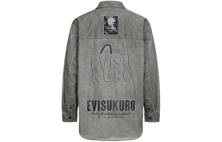 EVISU FW23 Denim Jacket Men's Gray