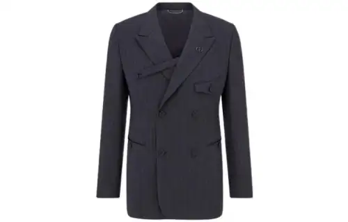 DIOR FW22 Business Suit Coat Men's Blue