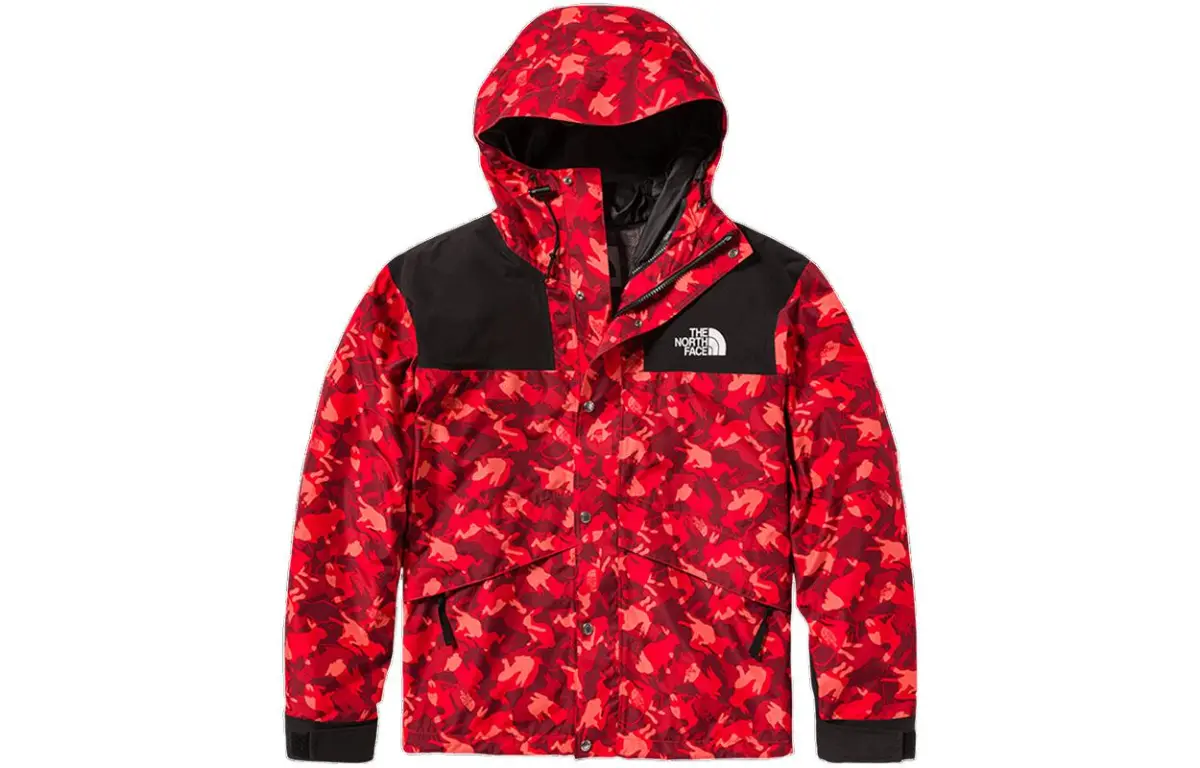 THE NORTH FACE City Outdoor Collection Windbreaker Jackets Unisex Red