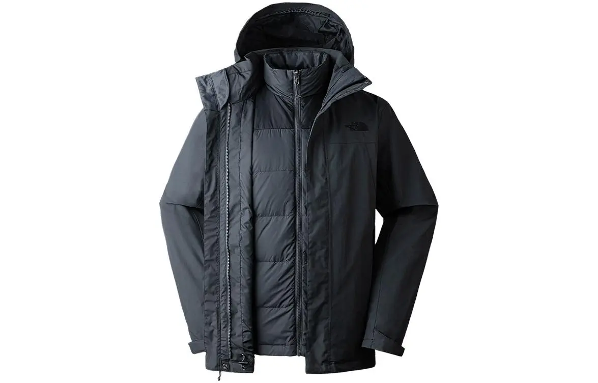 THE NORTH FACE Urban Exploration Waterproof And Windproof To Keep Warm Windbreaker Jacket Men's Gray