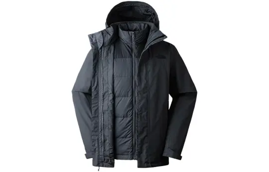 THE NORTH FACE Urban Exploration Waterproof And Windproof To Keep Warm Windbreaker Jacket Men's Gray