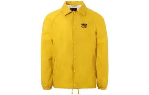 Vans Torrey Coaches Jackets Unisex Saiya Yellow Lapel Moderate Other
