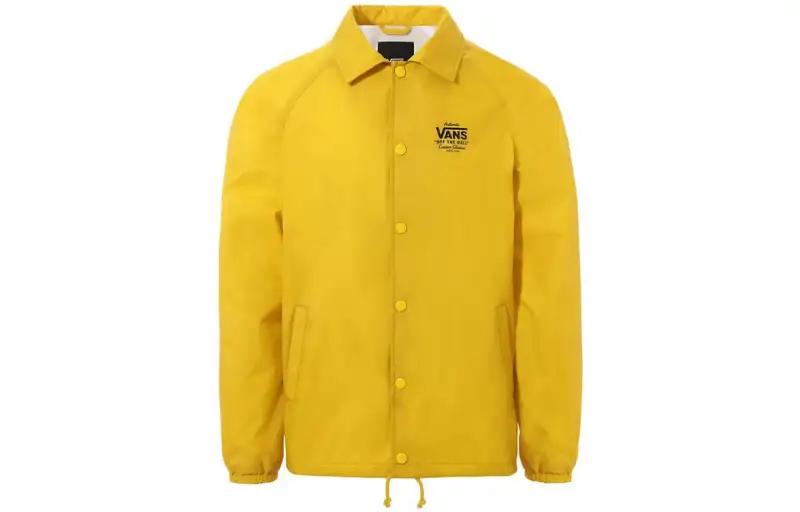 Vans Torrey Coaches Jackets Unisex Saiya Yellow Lapel Moderate Other