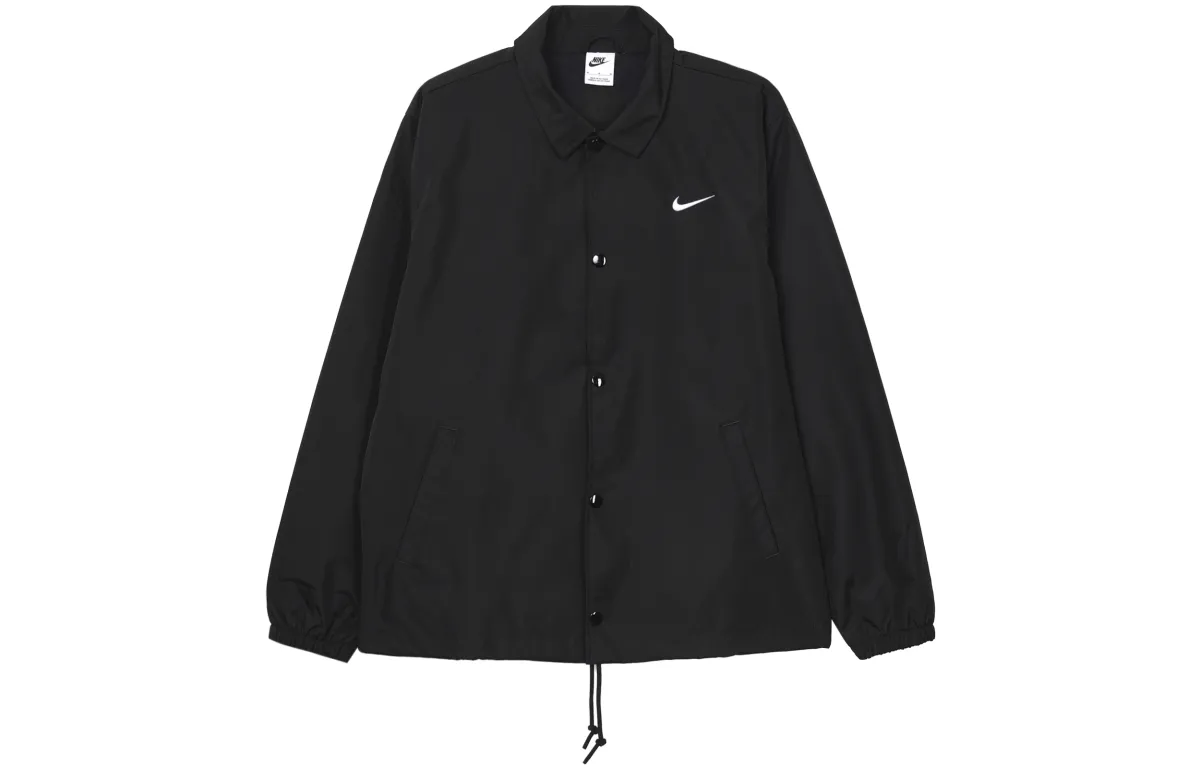 Nike Jackets Men's Black Lapel Moderate Other