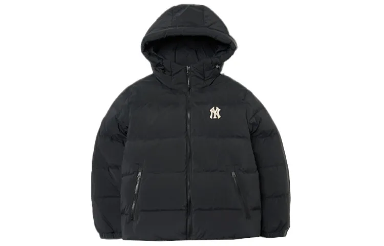 MLB Basic Logo Down Jacket Unisex Black