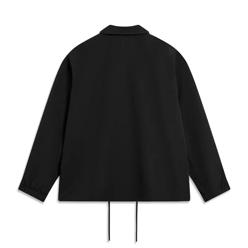 Li Ning Sports Life Collection Jackets Men's Black Lapel Moderate Other