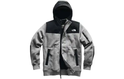 THE NORTH FACE Jackets Men's Gray Hooded Moderate Pilot