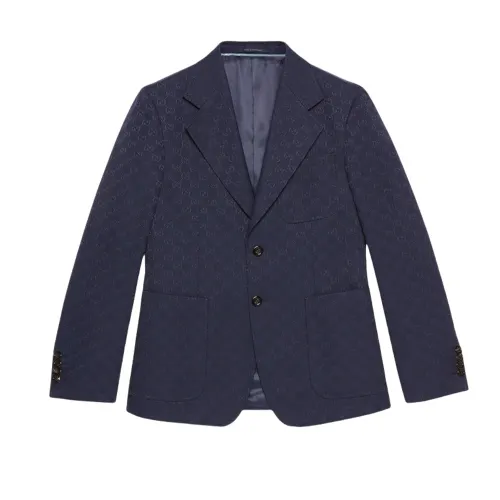 GUCCI Ophidia Gg Jacquard Long-Sleeved Blazer