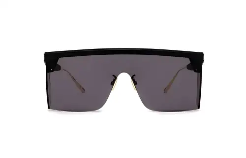 DIOR Irregular Shape Sunglasses Unisex Black