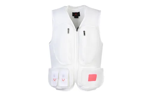 Jordan Vests Men's White Collarless Moderate Workwear