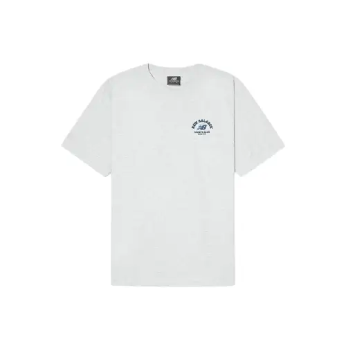 New Balance UNI NB BOYSEMI Over FIT SPORTS CLUB Since 1906 T Shirt Unisex 16 Light Gray