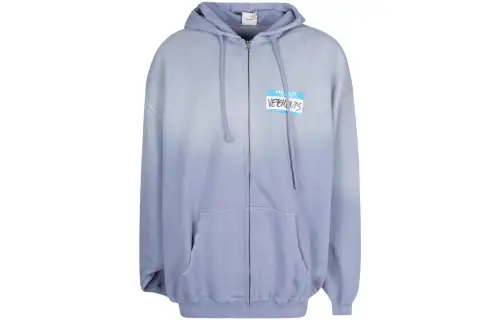 Vetements Jackets Men's Gray Hooded Moderate Other