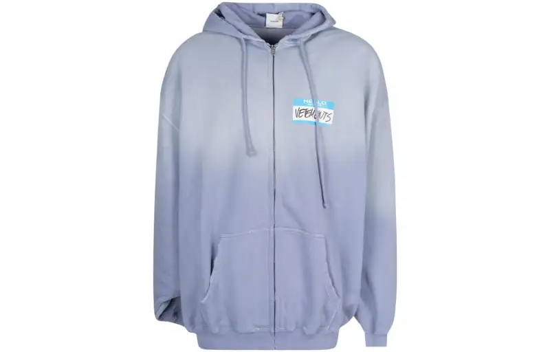 Vetements Jackets Men's Gray Hooded Moderate Other
