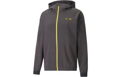 PUMA FIRST MILE Jackets Men's Black Hooded Moderate Other