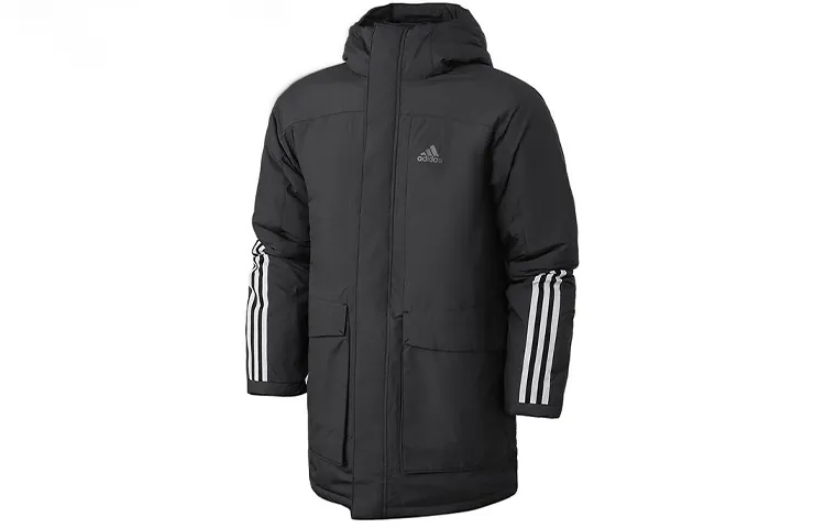 Adidas Puffer Jacket Men's Black Gray