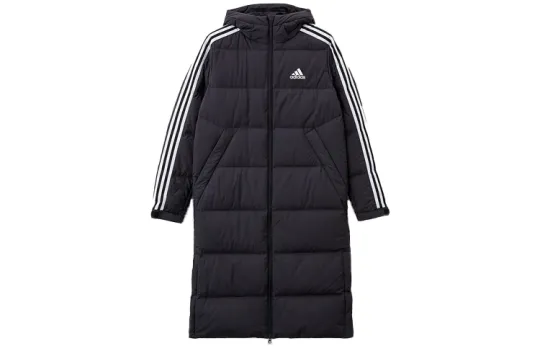 Adidas Hooded Down Jacket International Version, Winter Unisex Black