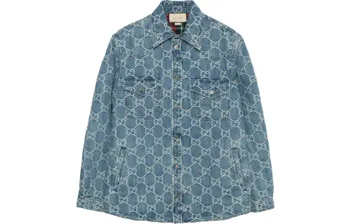 【Previous Season】GG jacquard denim jacket