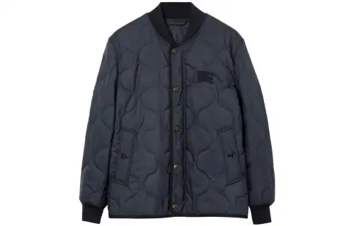 Burberry Quilted Buttoned Bomber Jacket