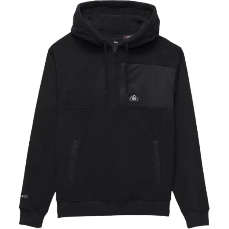 Vans Sweatshirts Men's Black Hooded Moderate Regular