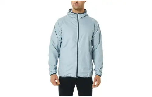 Asics Packable Jacket Jackets & Coats Men's Gray