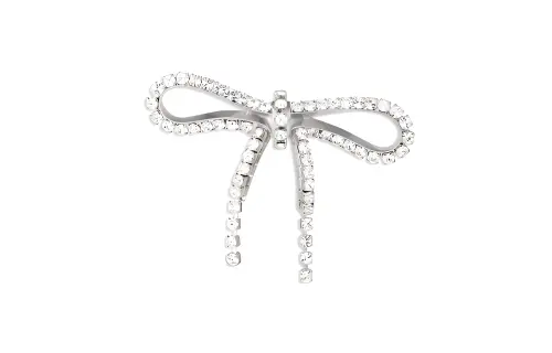 Balenciaga Archive Ribbon Crystal-embellished Ring