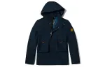 Timberland Windbreaker Jackets Men's Dark Sapphire Hooded Moderate