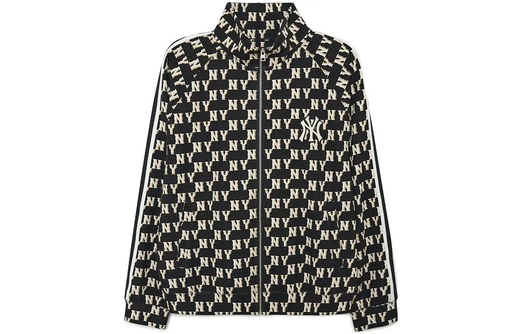 MLB Jackets Unisex Black Stand Collar Moderate