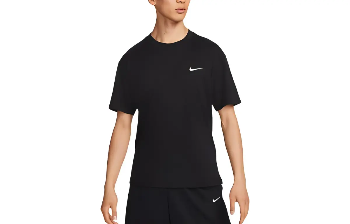 Nike Drop Shoulder Sleeve T-Shirt Men's Black