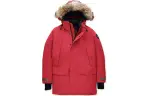 Canada Goose Down Jacket Unisex Red