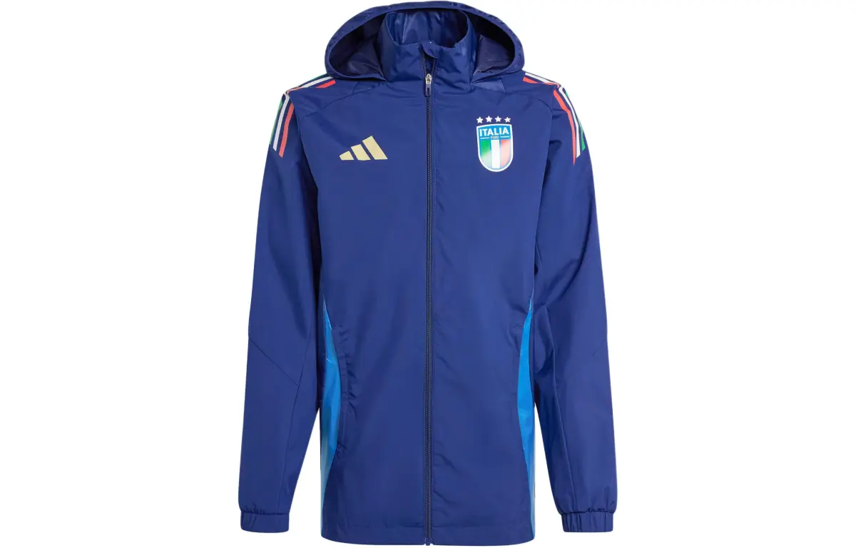 Adidas Italy Tiro 24 Competition All Weather Jacket Jackets & Coats Men's Dark Blue