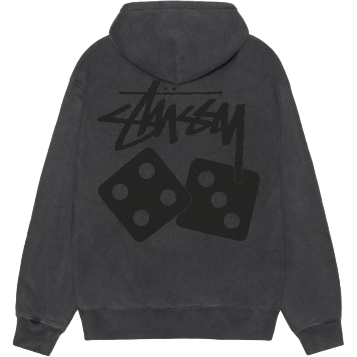 Худи Stussy SS25 с костями (черное)