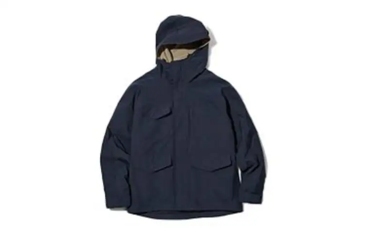 UNIQLO Breathable Windbreaker Jacket Men's Navy Blue