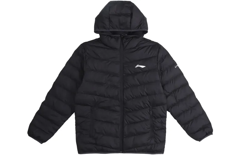 Li Ning Down Jacket Men's Standard Black