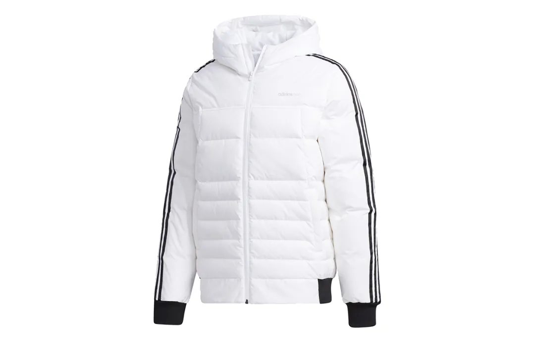 Adidas Neo Down Jackets Men's White Hooded Moderate Other