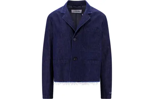 Lanvin Business Suit Coat Men's Blue