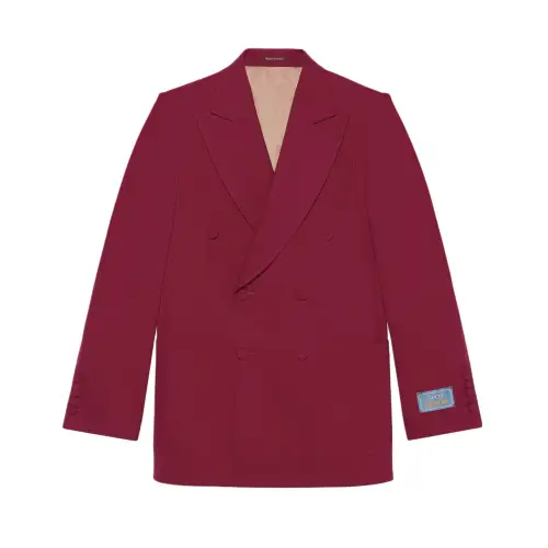 GUCCI FW22 Business Suit Coat Men's Rose Red