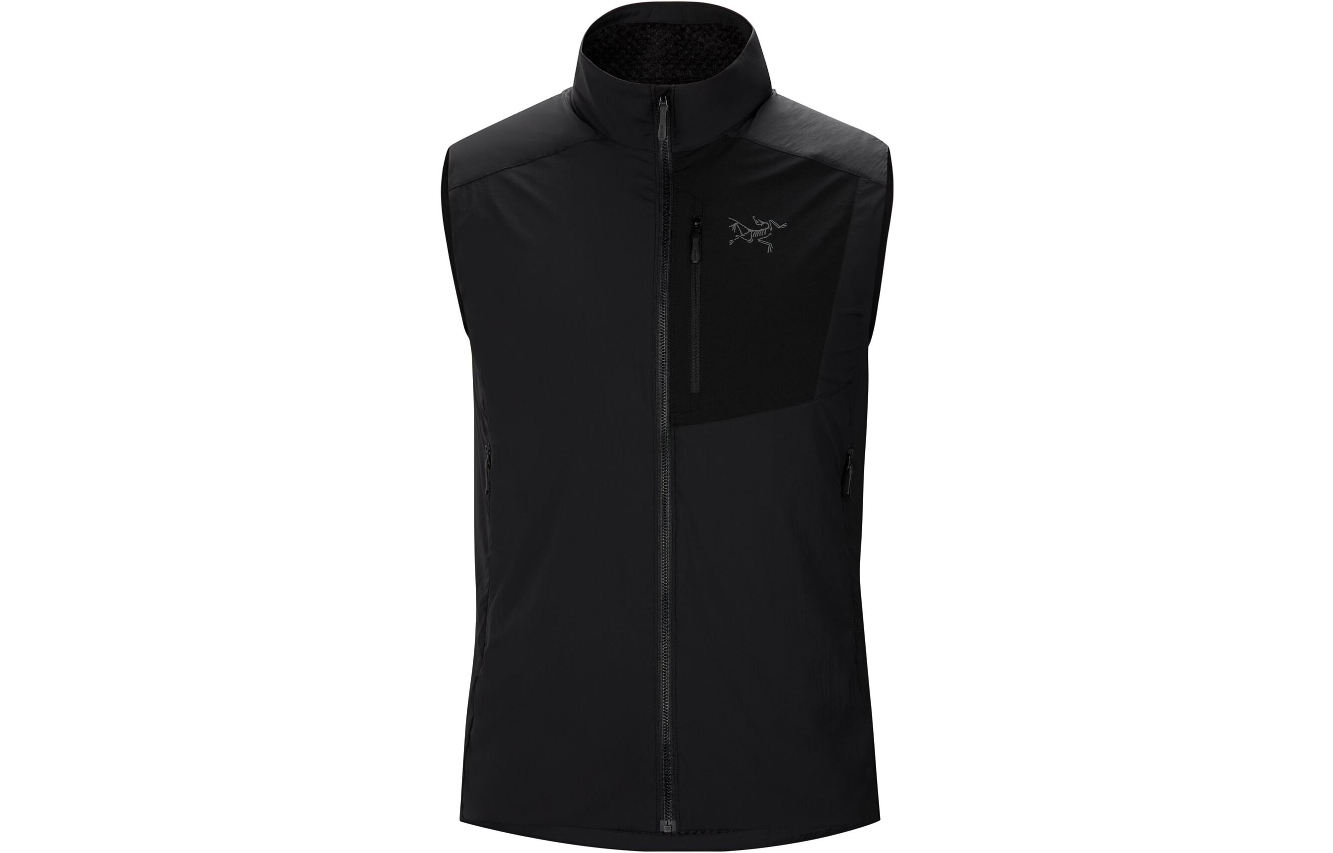 Arcteryx Arc'teryx PROTON Solid Color Logo Outdoor Sports Stand Collar Vest Men's Style