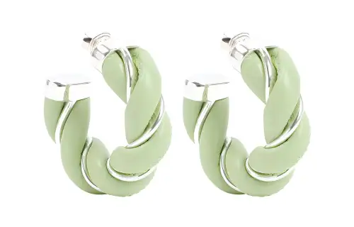 Bottega Veneta Twist Hoop Earrings