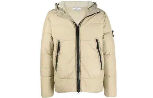 STONE ISLAND FW21 Down Jacket Unisex Camel