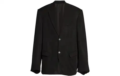 Balenciaga Single-Breasted Oversized Blazer