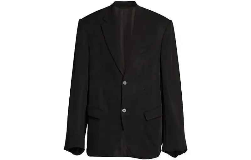 Balenciaga Single-Breasted Oversized Blazer