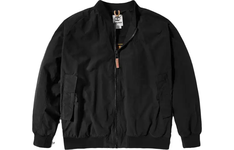 Timberland Jackets Men's Black Baseball Collar Moderate Pilot