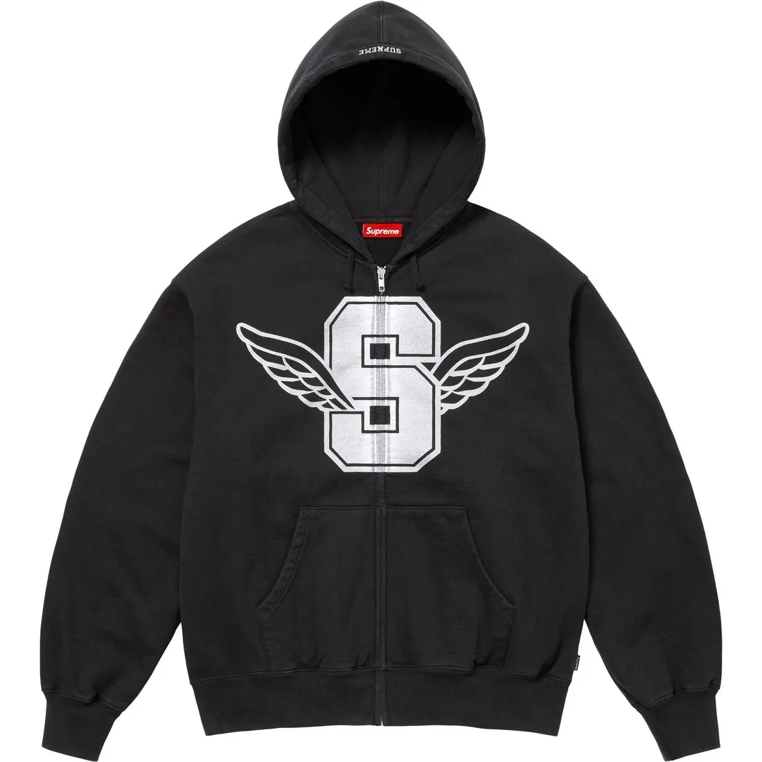 Supreme Wings Zip Up Hooded Sweatshirt