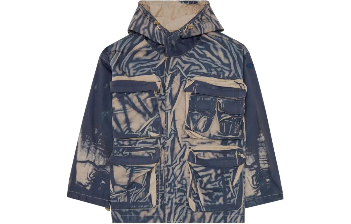 DIESEL SS24 Jackets & Coats Men's Gray