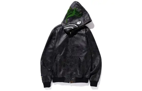 A BATHING APE X COACH BAPE X COACH Jackets Men's Black Hooded Moderate Other