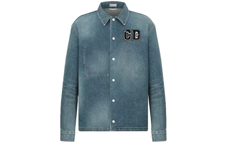 DIOR Dior Quarterly New Products Denim Jacket Men's Blue