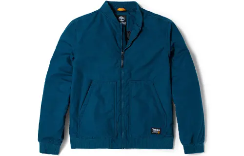 Timberland Puffer Jacket Winter Men's Medium Blue